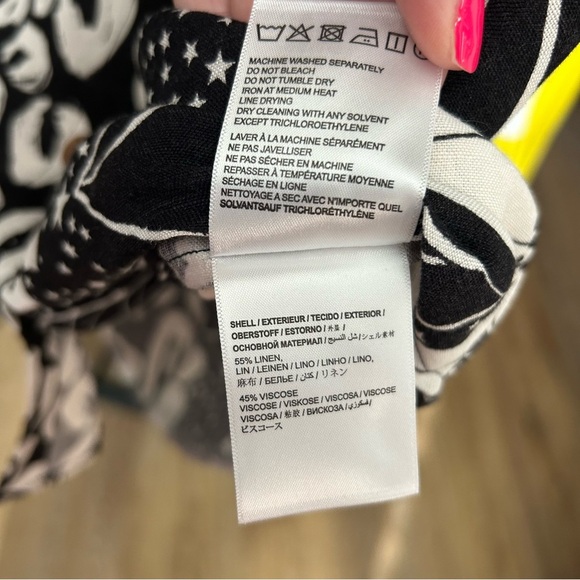 Farm Rio for Anthropologie | Playful Printed Surf Shirt | Like New | Size S - Picture 10 of 11